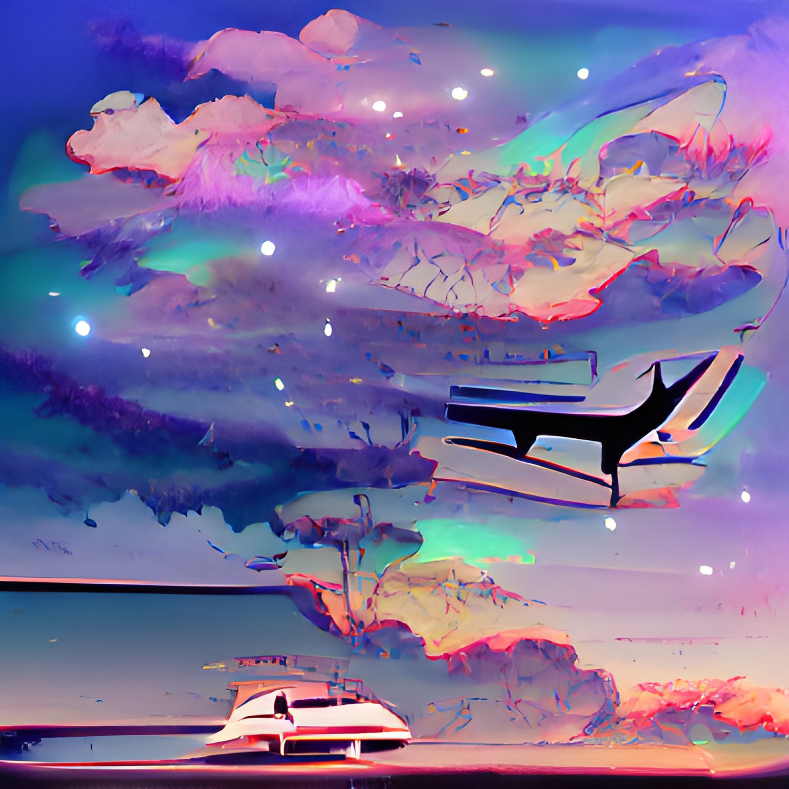 Ethereal Dreamscape: An AI-Generated Vision