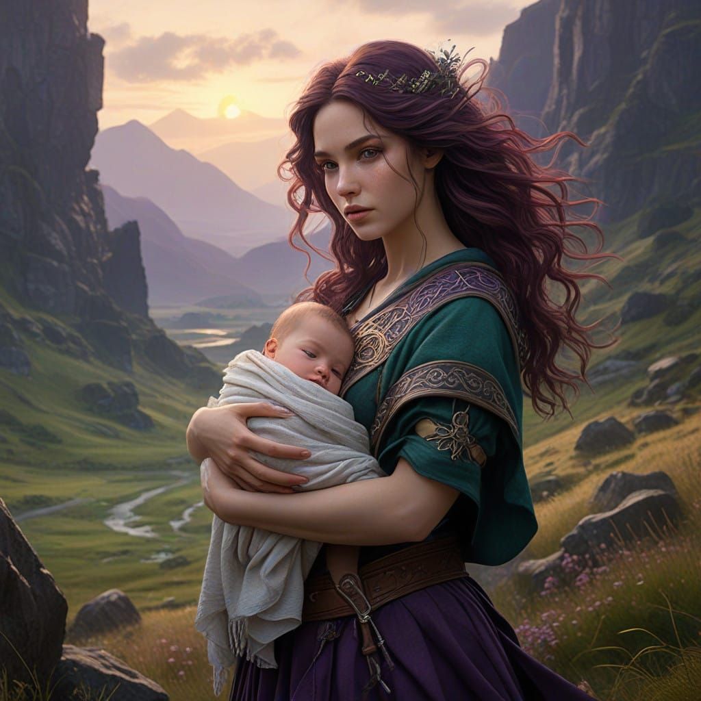 Mystical Highland Encounter in Celtic Ambiance