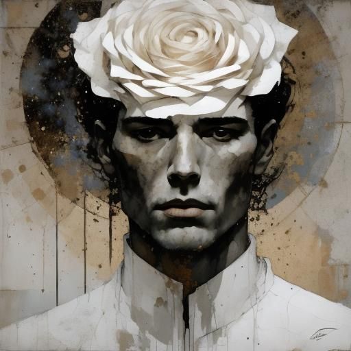 Intimate Portrait of a Young Man in Ambient Light