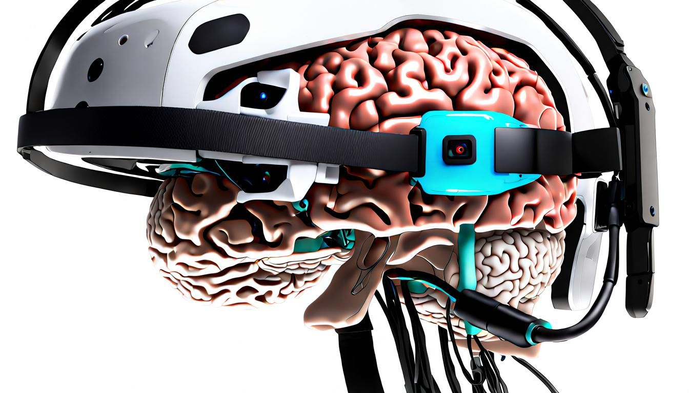 Brain Implant VR Device for Mixed Reality