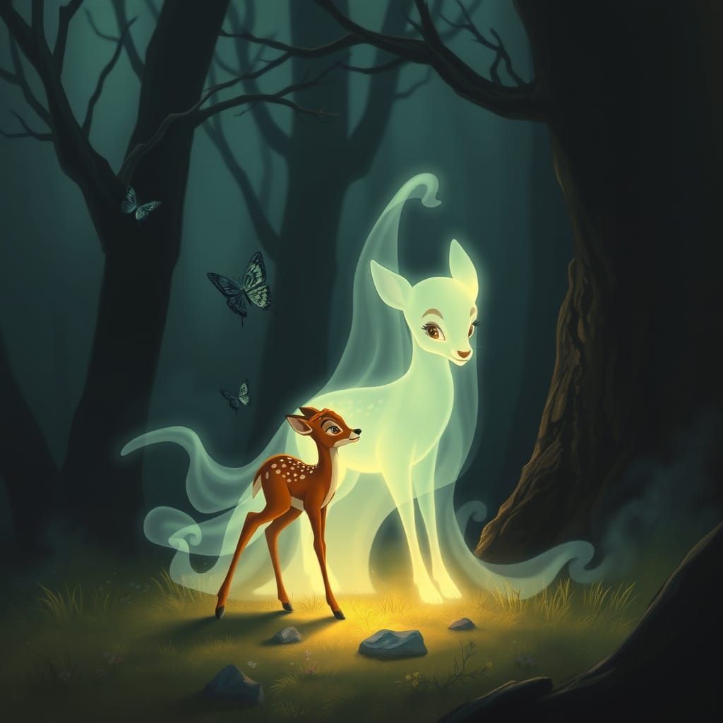 Bambi's Mother: A Mystical Ghostly Visit