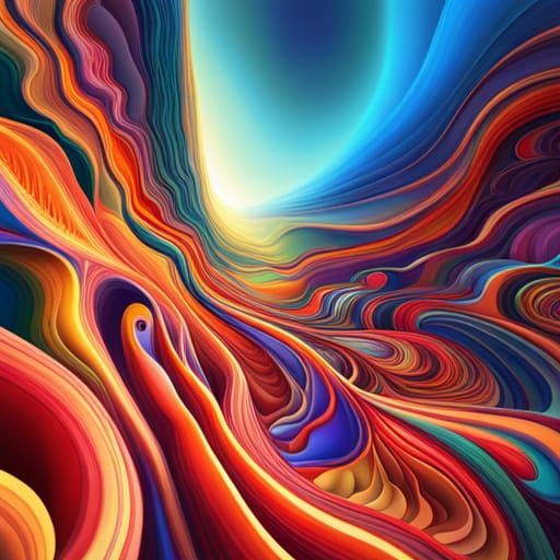 Psychedelic Dreamscape: Imagination and Reality Merge