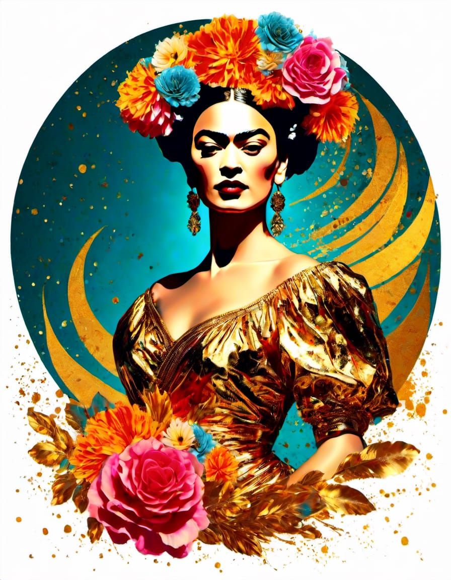 Flamenco Dancer in Magical Realism Style