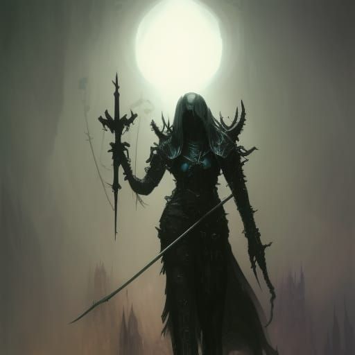 High Gothic Horror DeathKnight Concept Art