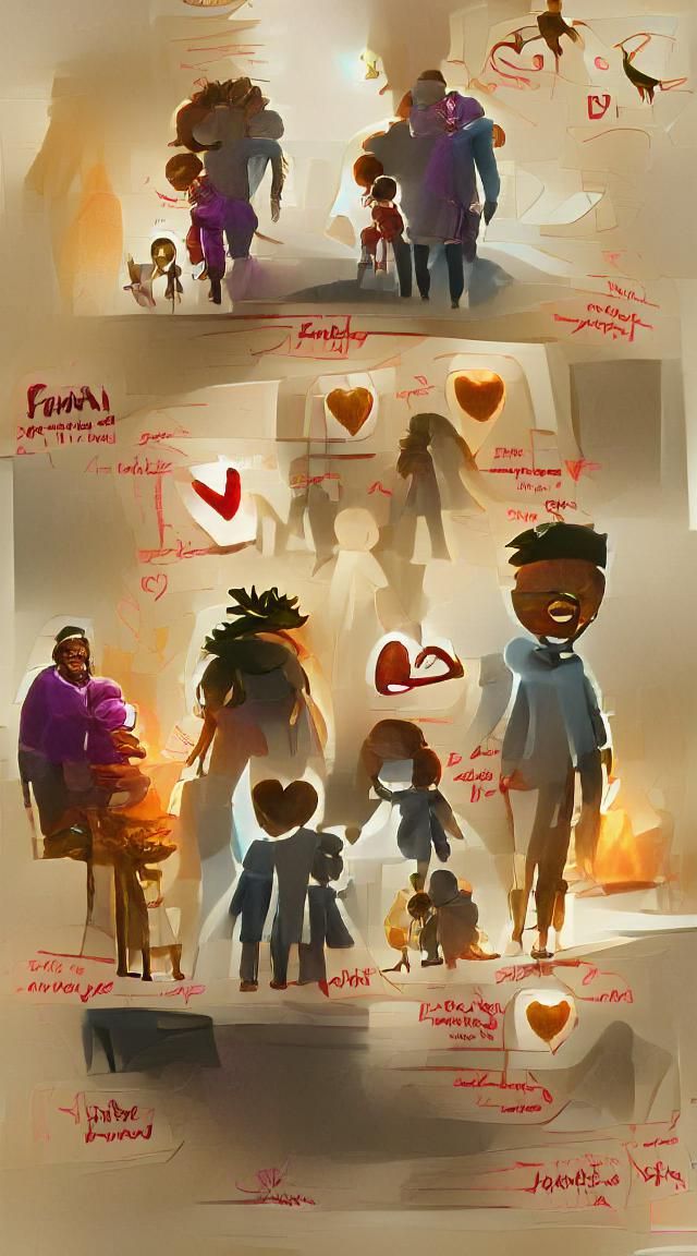 family love concept art