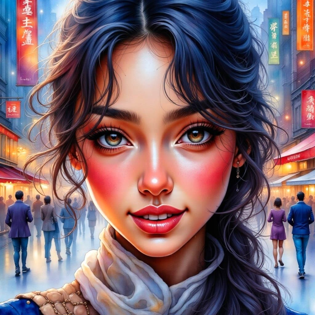 Romantic Memories of a Whimsical City Night