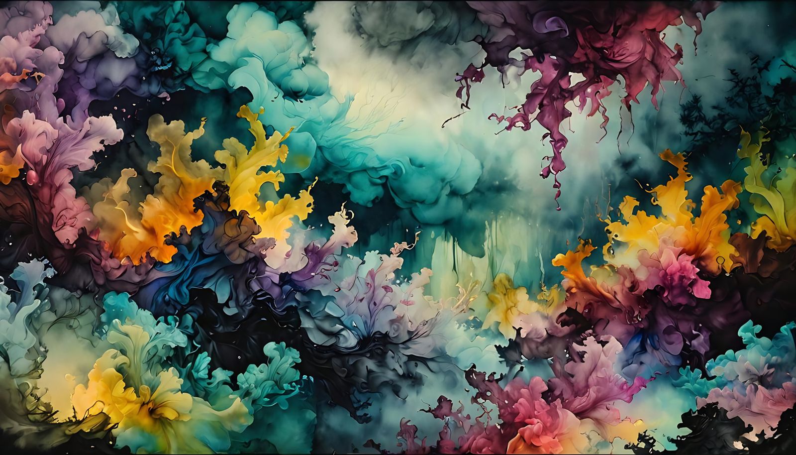 blooming in the rain