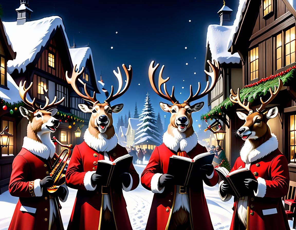 Santa's Reindeers Choir