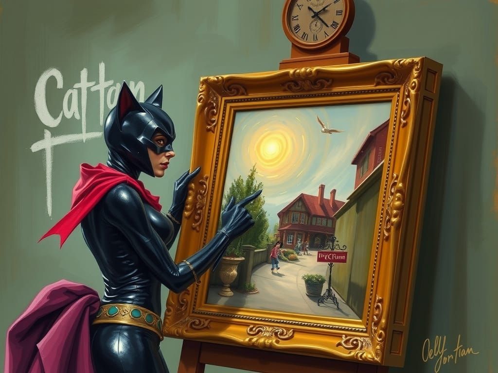 Catwoman Steals Masterpiece in Stealthy Heist