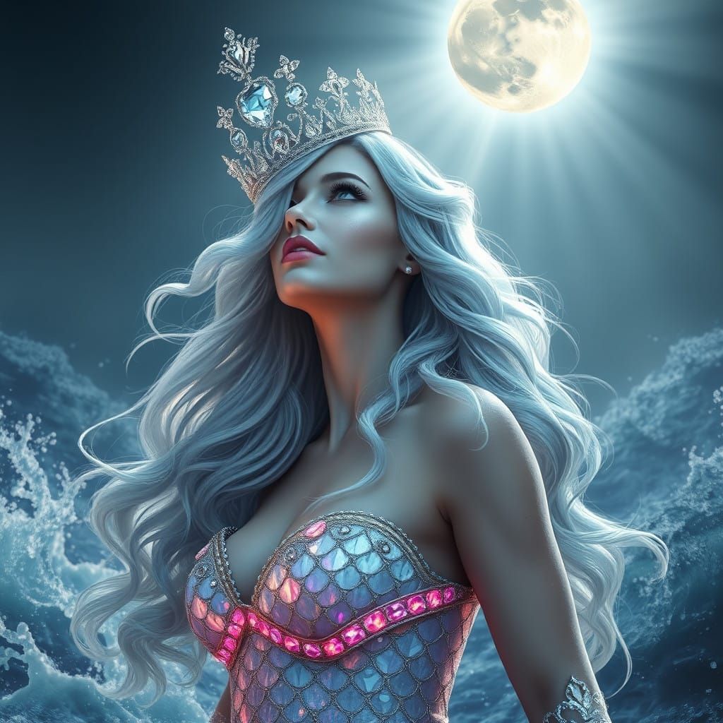 Regal Silver Siren Queen in Celestial Bond