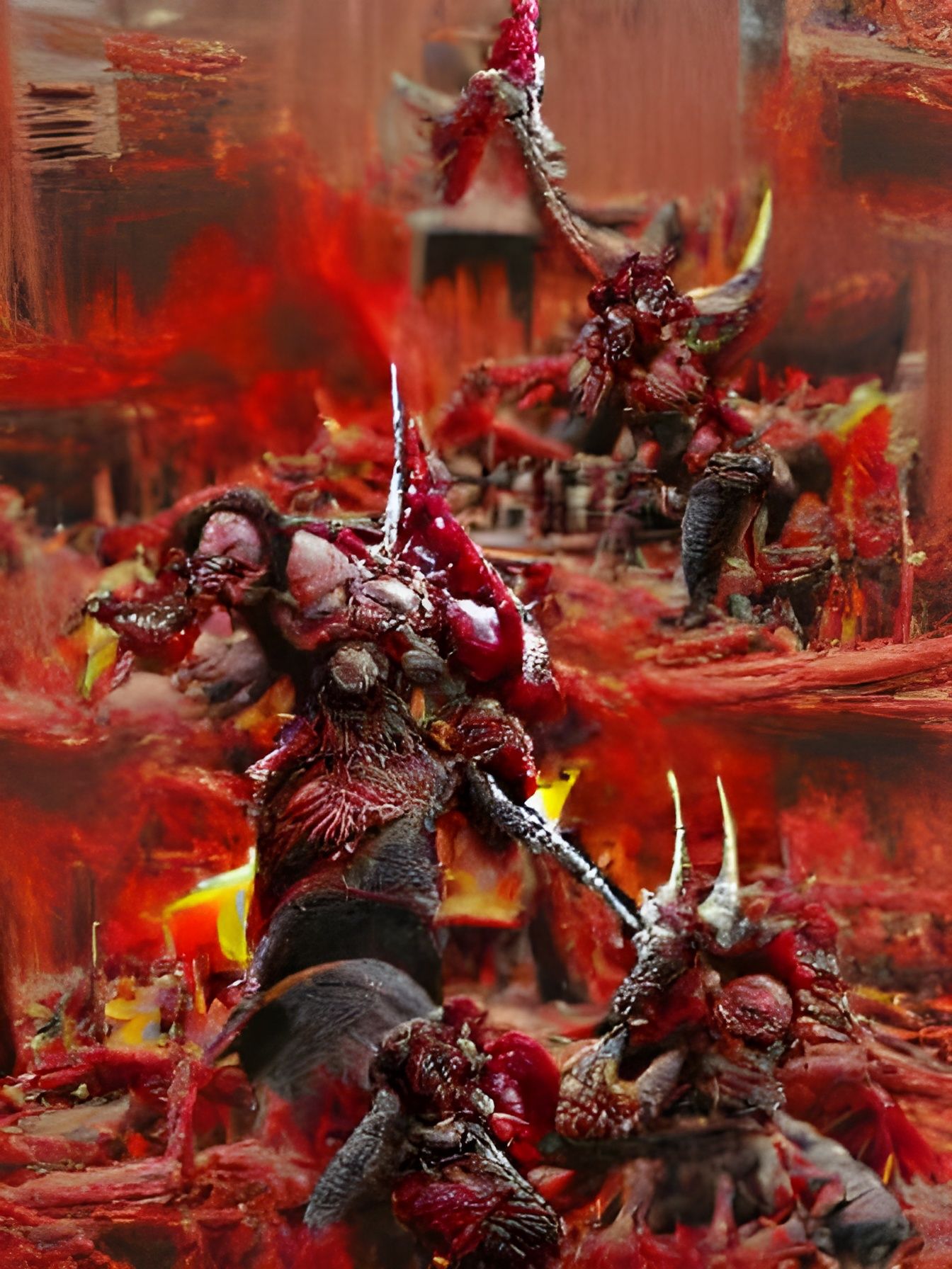AI Generated Image of Khorne
