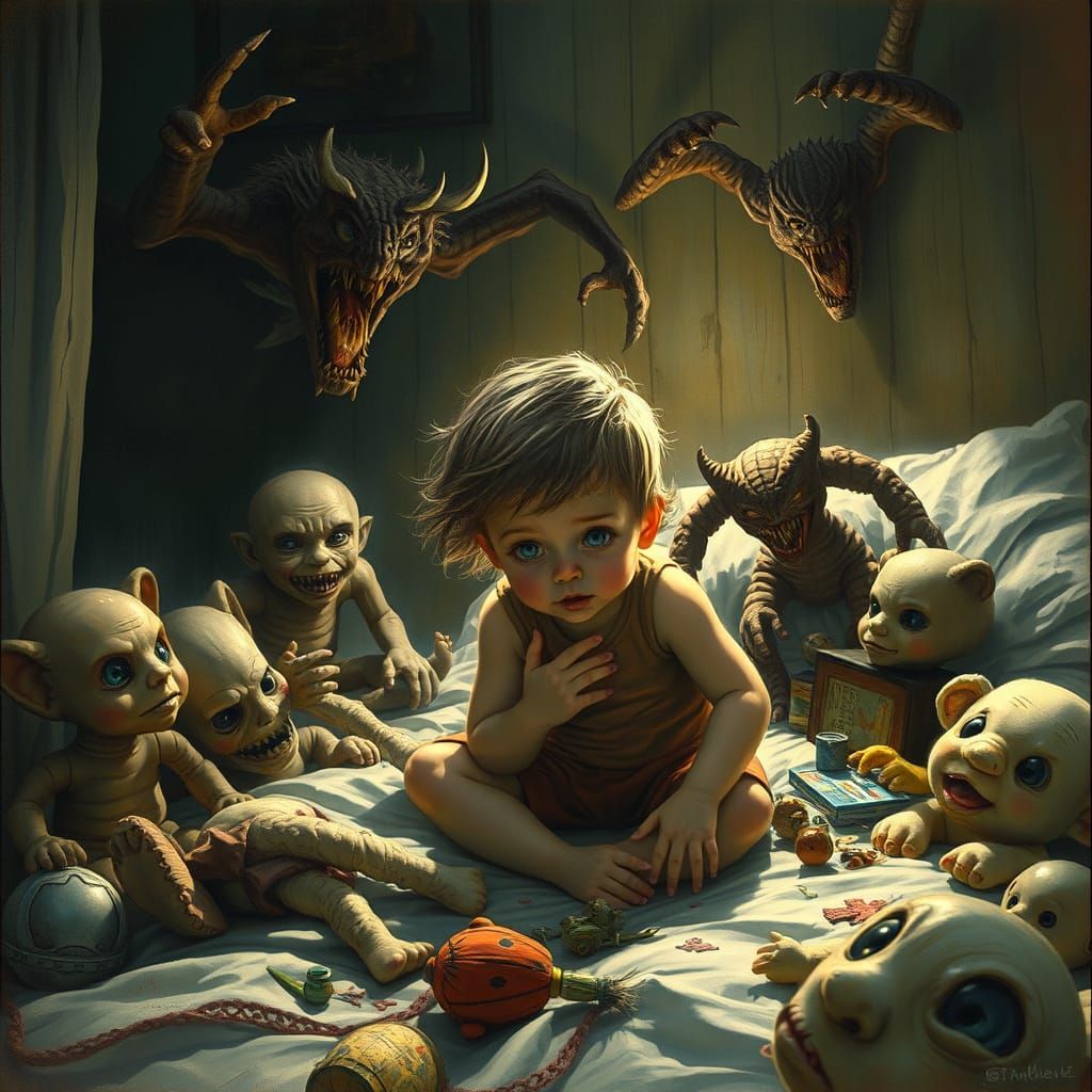 Halloween Bedtime Story: Monsters Emerge from Shadows