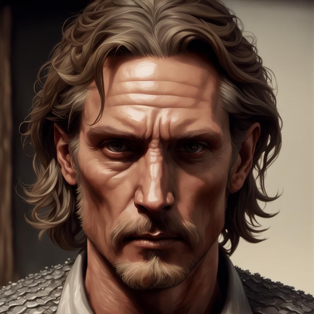 Rust Cohle as Paladin in Chainmail