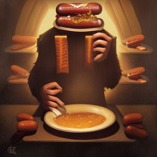 Sinister and Disgusting Hot Dog Food Art