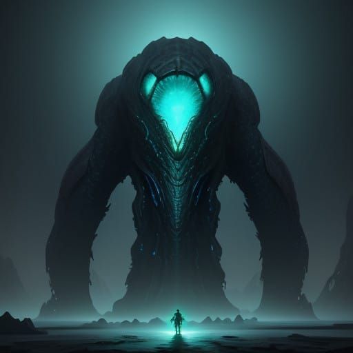 Spectral Guardian in Unreal Engine 5-Style Art