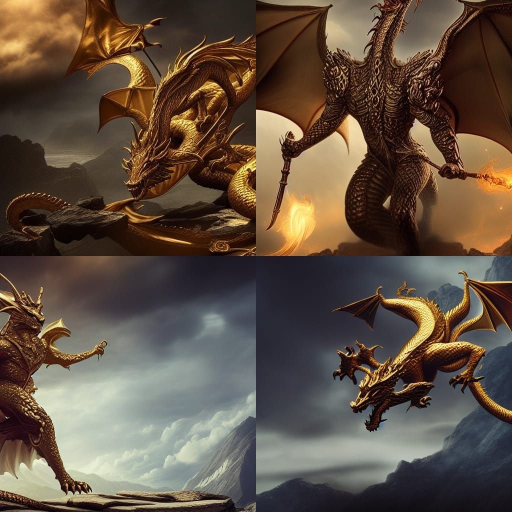 Dragon Bard: Epic Cinematic Digital Matte Painting