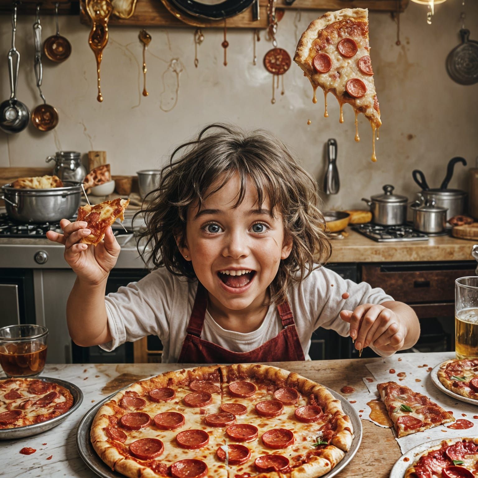 Pixar Child About to Eat Sentient Pizza