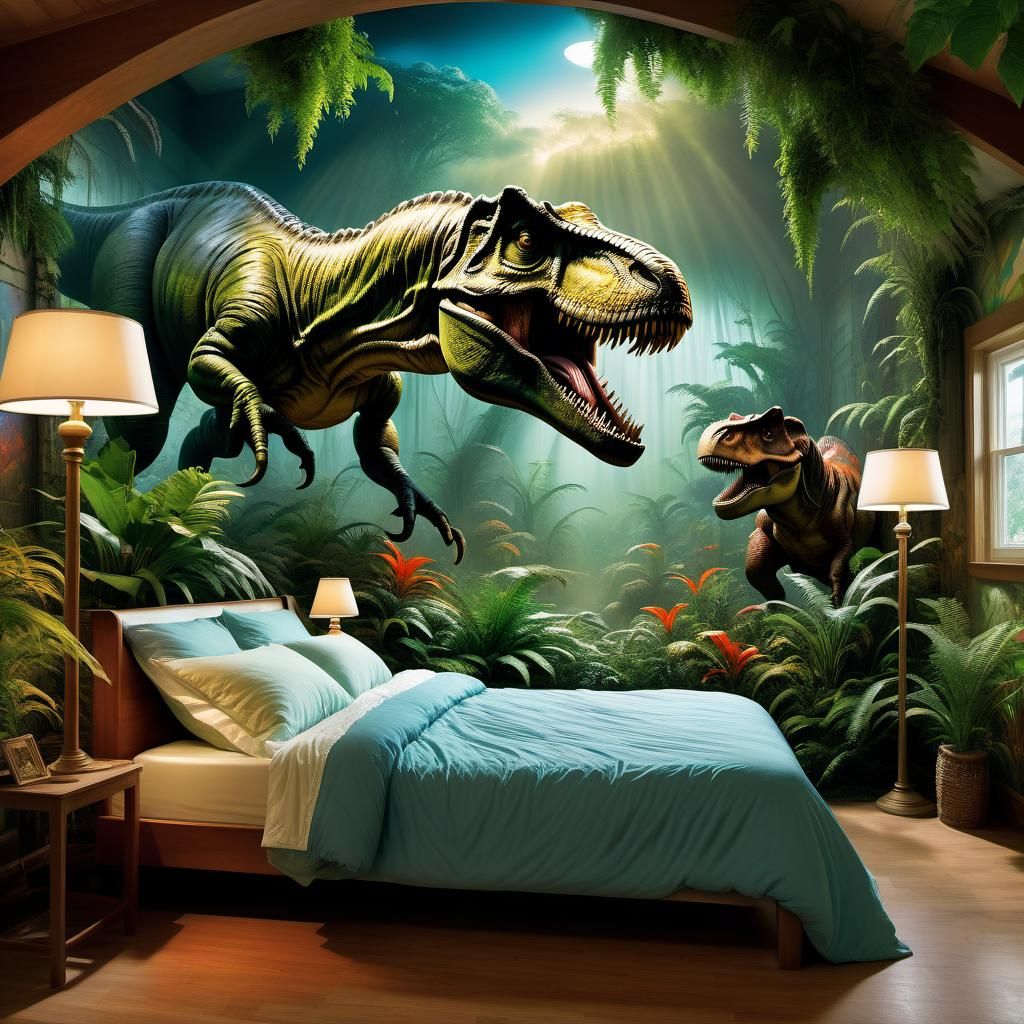 prehistoric sleeping room
