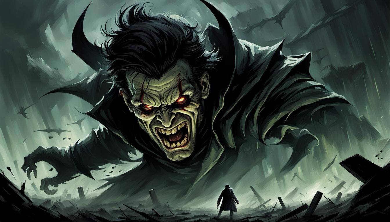 Sinister Depiction of Fear as Dark Art