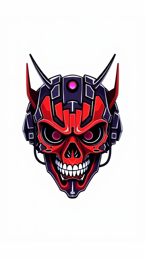 Futuristic Mech Ground Shot in Sci-Fi Style