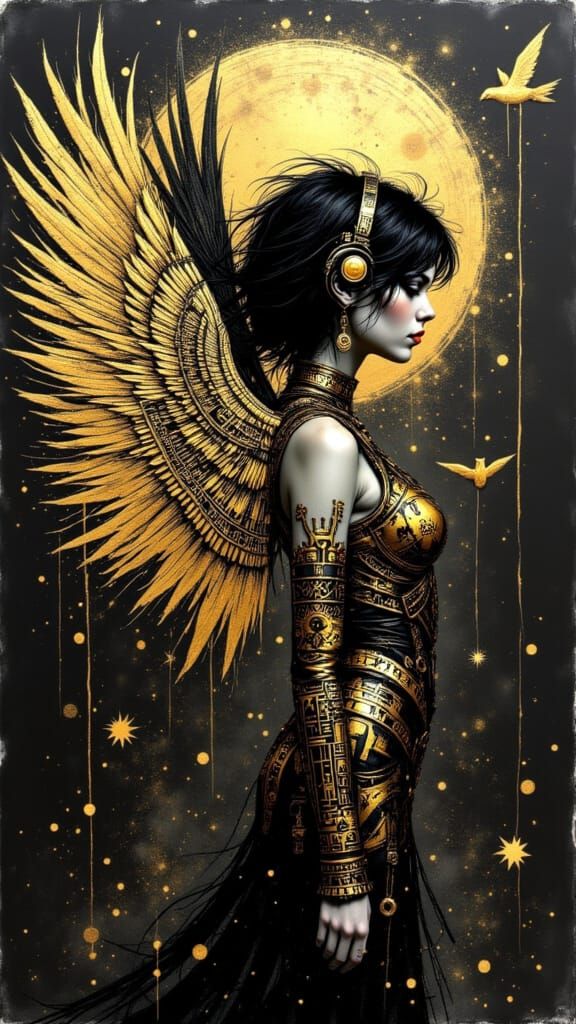 Steampunk Fairy in Golden Light