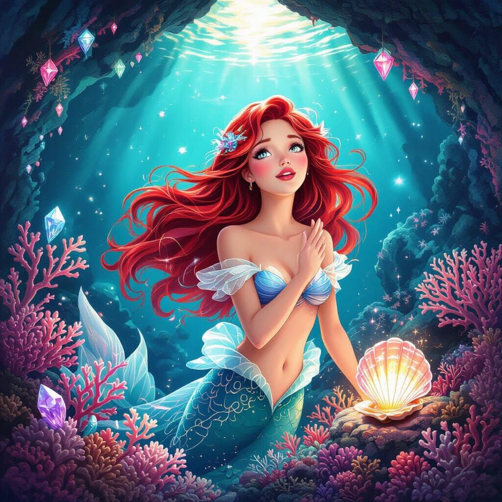 Ariel Sings: Glowing Coral, Ethereal Sea Light