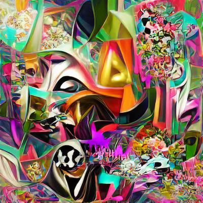Maximalist Abstract Artwork: A Beautiful Composition