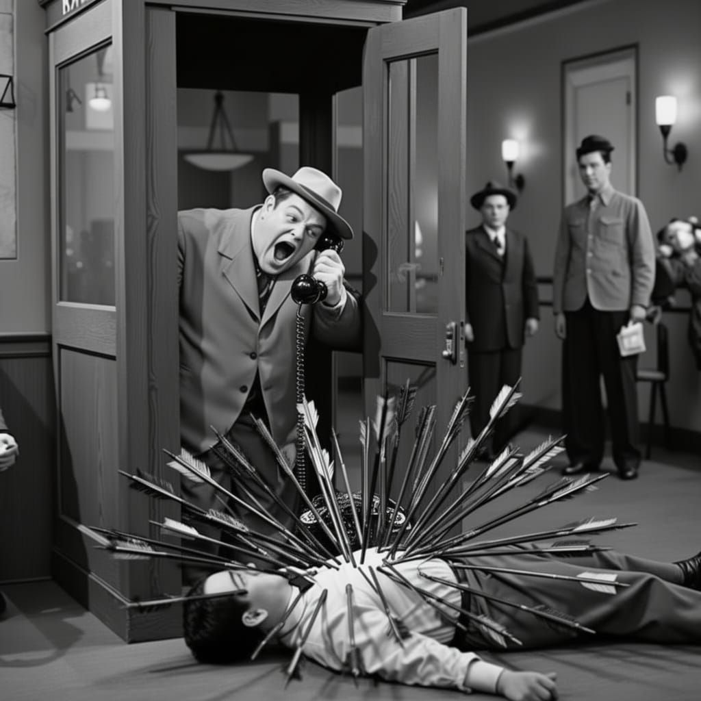 "OPERATOR-OPERATOR-OPERATOR!!!!!  GET ME THE POLICE! GET ME THE HOSPITAL!  GET ME AN AMBULANCE!!!!"