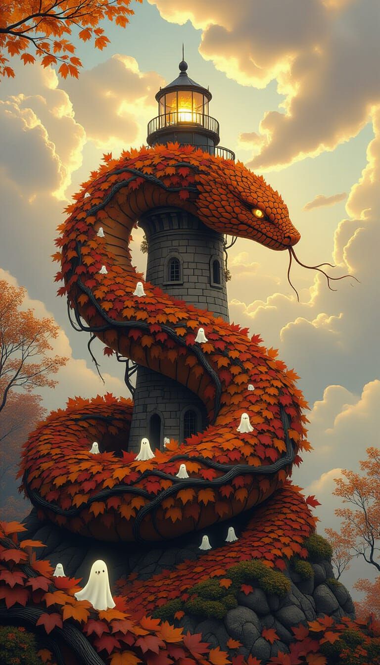 Serpentine lighthouse