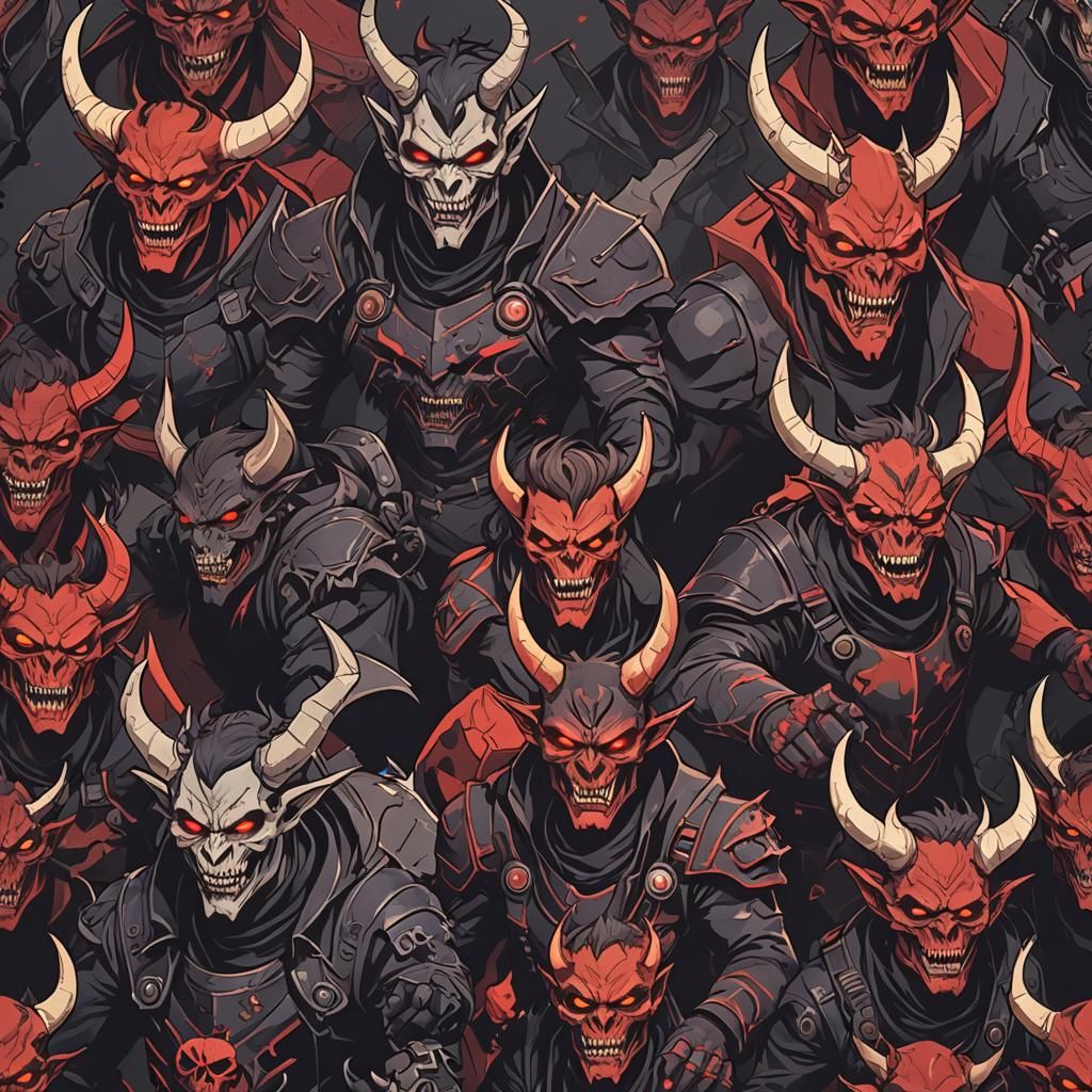 AI Generated Demon Squad