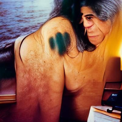 Intimate Portrait of Susan Sontag, Nan Goldin Style