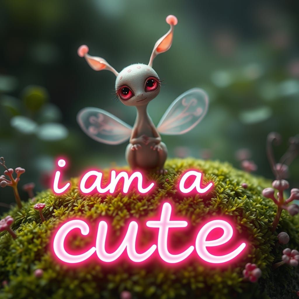 Whimsical Dreamlike Creature in a Fantastical Landscape