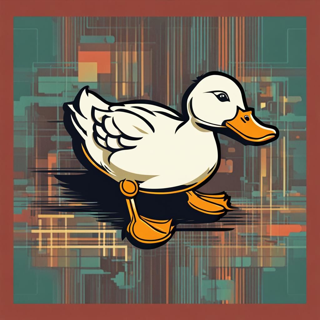Retro Cartoon Duck NFT