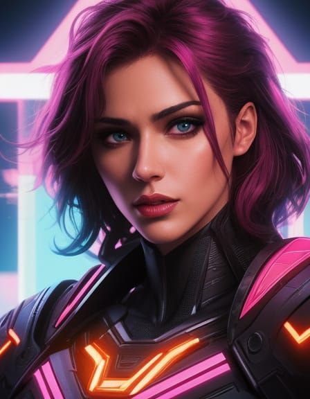 Kivarez Speaks: Vibrant Digital Art Portrait