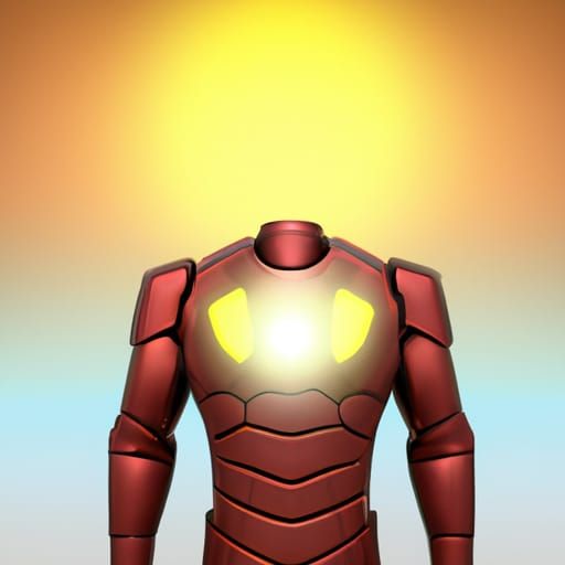 Solar Flare Powered Iron Man Suit Design