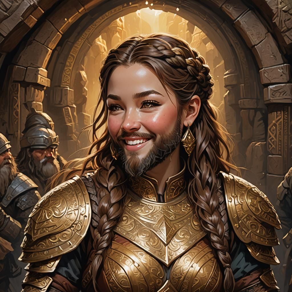 Smiling Dwarven Lady 1