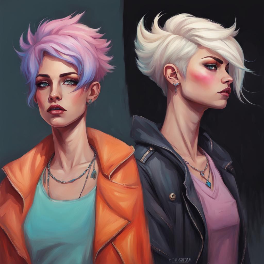 Gender Dysphoria: Conceptual Art Painting