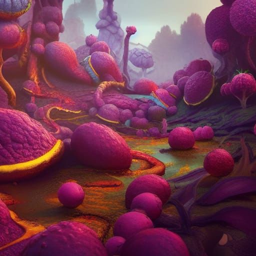 Fantastical Devil Fruit Digital Art