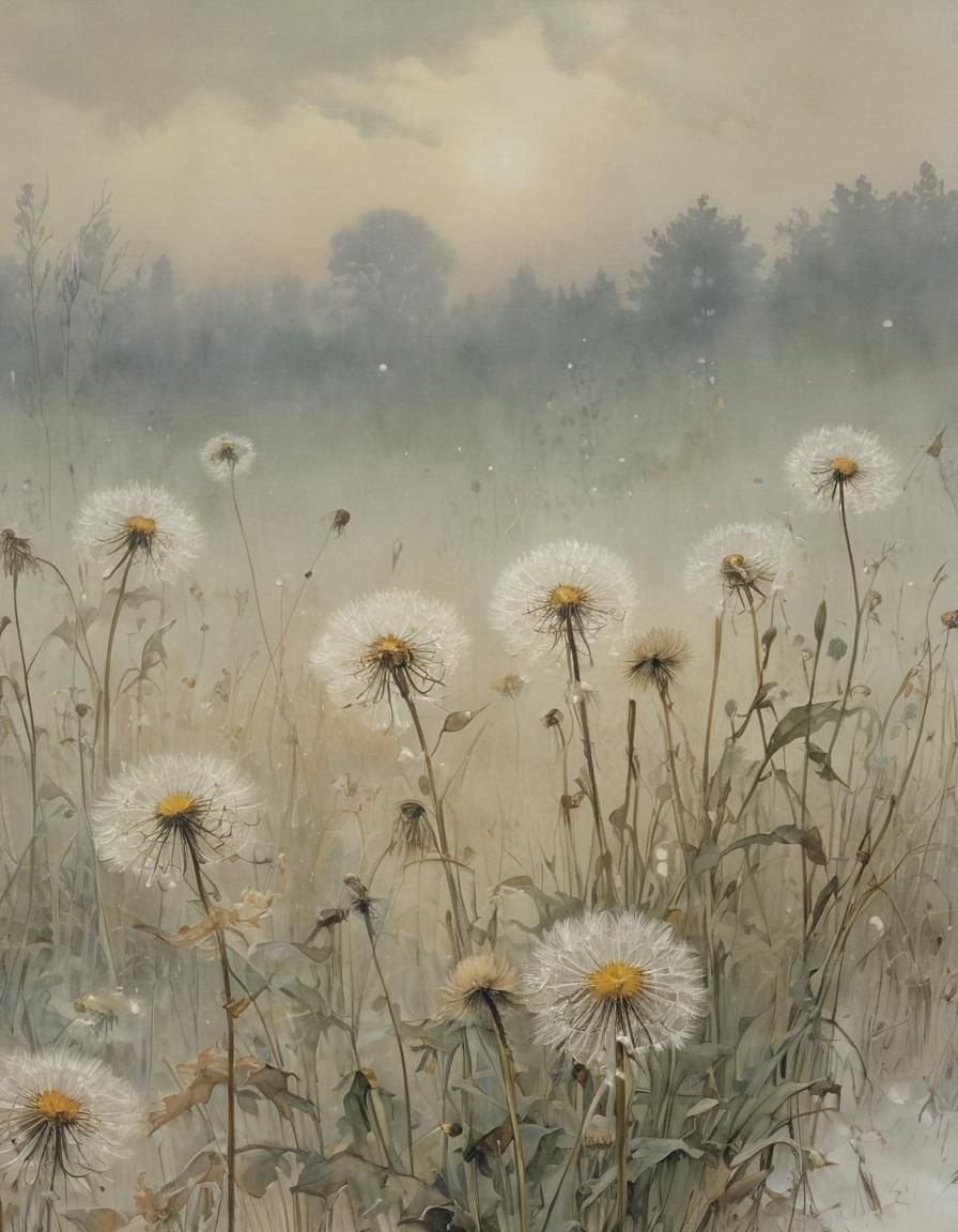 Dandelion field