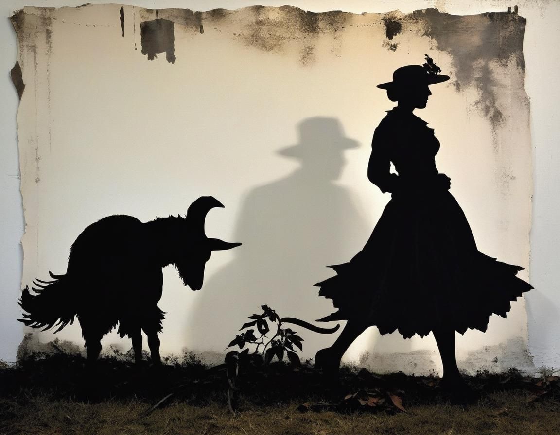 Scintigraphic Silhouettes in the Gloamin', Kentridge Style