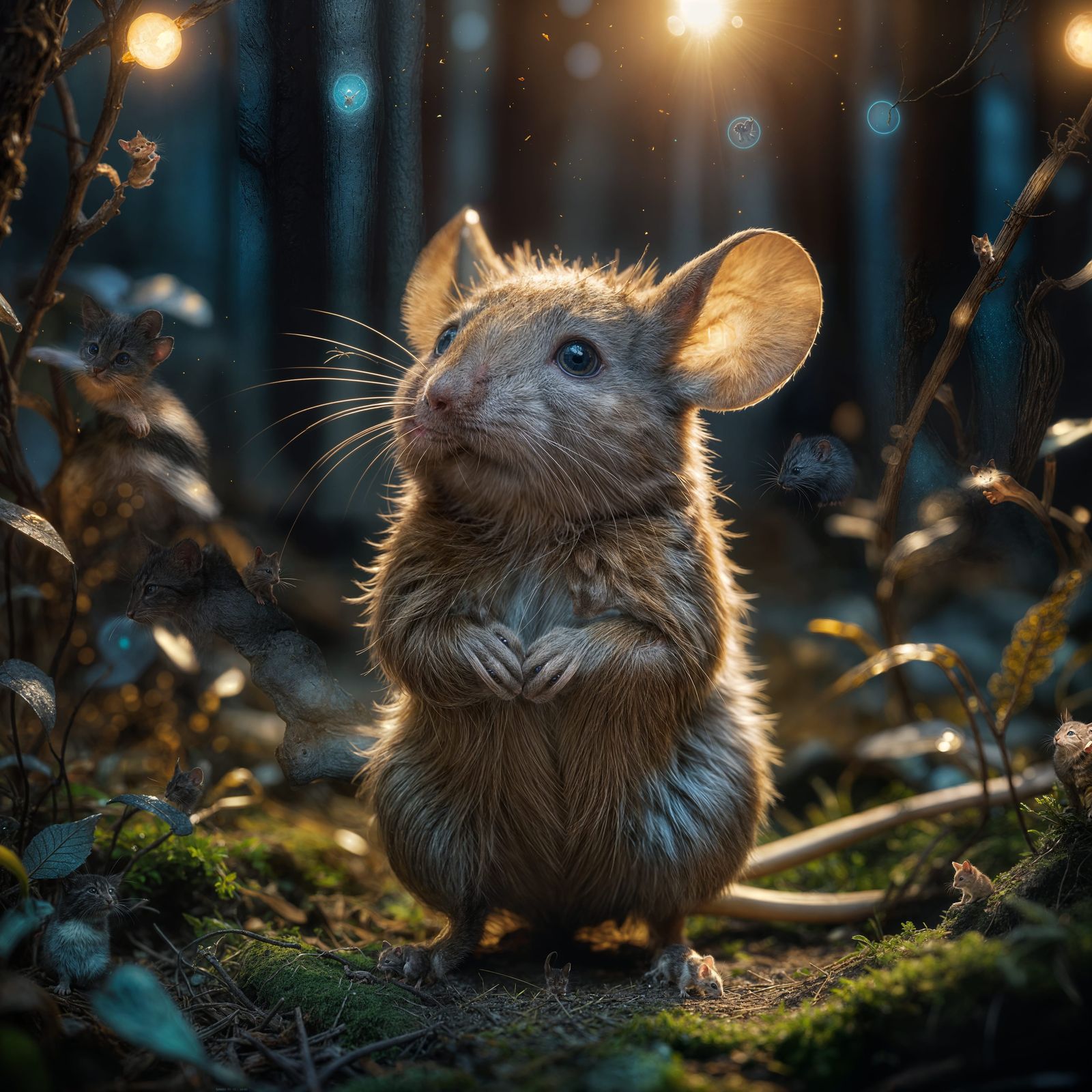 Glowing Heart: A Small Creature's Inner Light