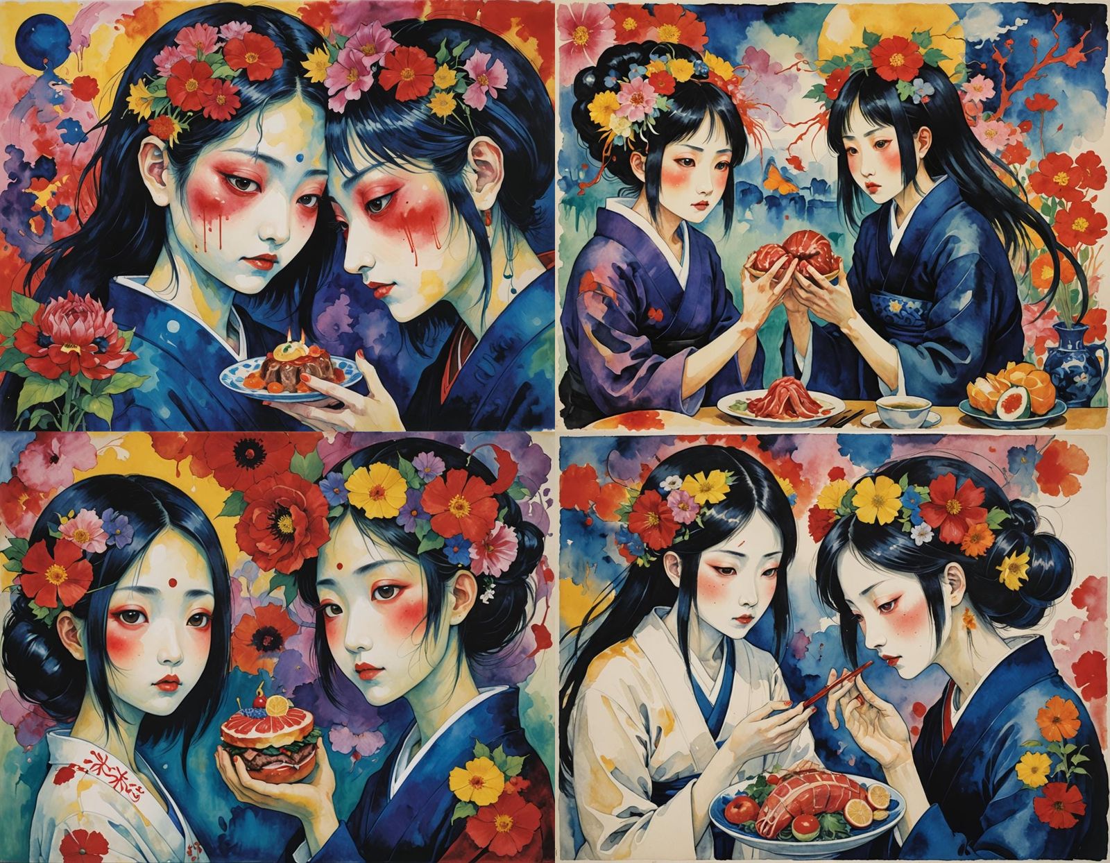 Grotesque Japanese Lesbian Pride Homunculus