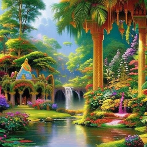 Palace garden of Draze