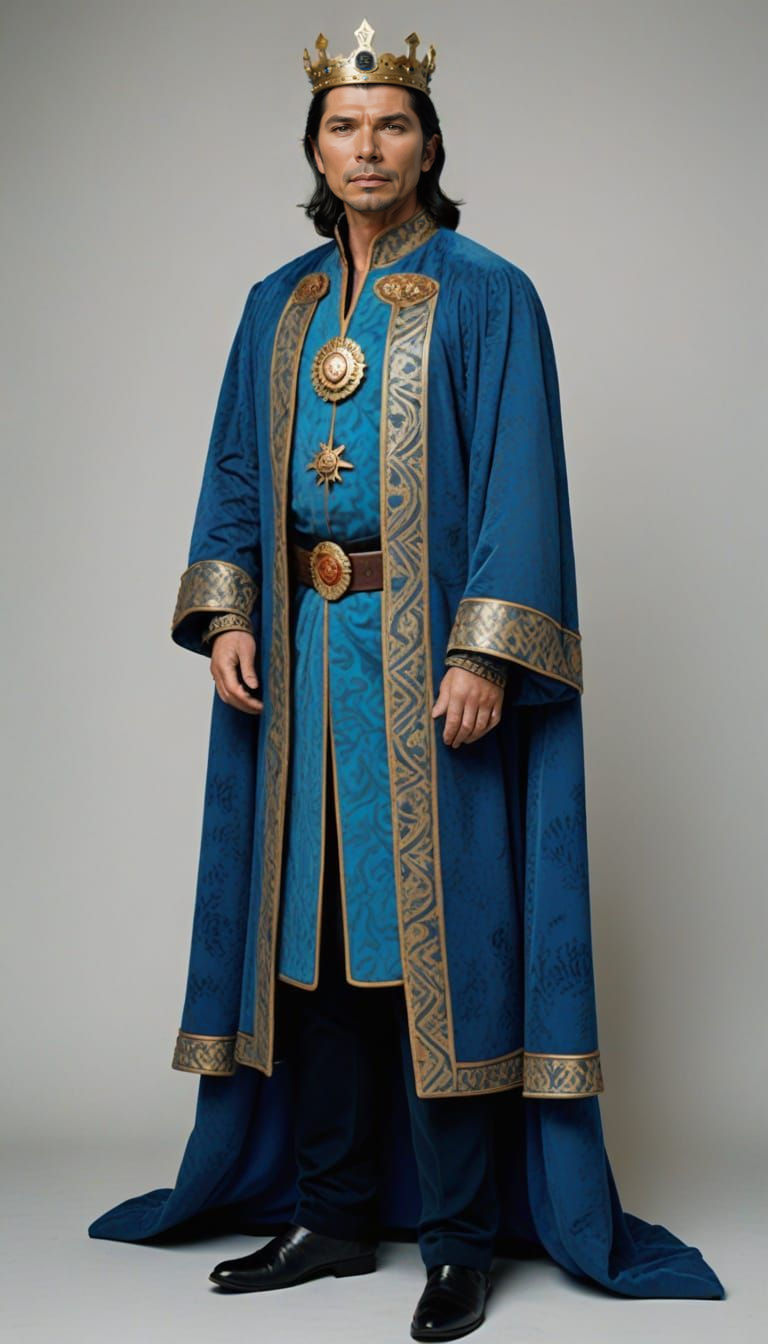 Lou Diamond Phillips as a King in Blue