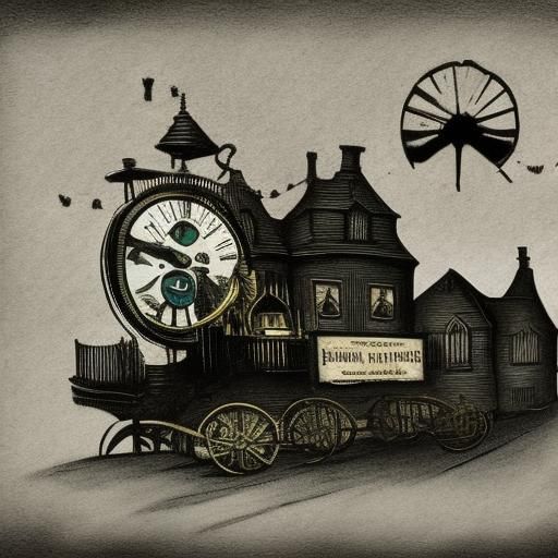 Demon Possessed Clock Holding Time