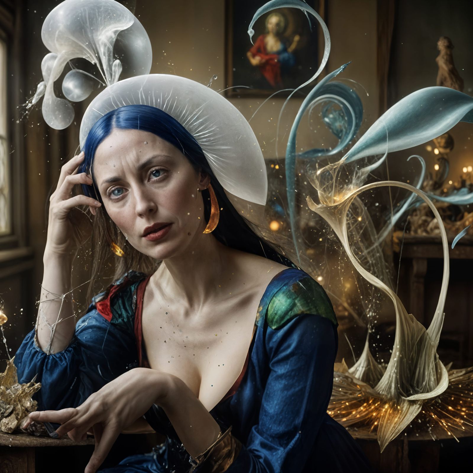 She feels strongly about Censorship and the leadership Defunding and Defaming Art