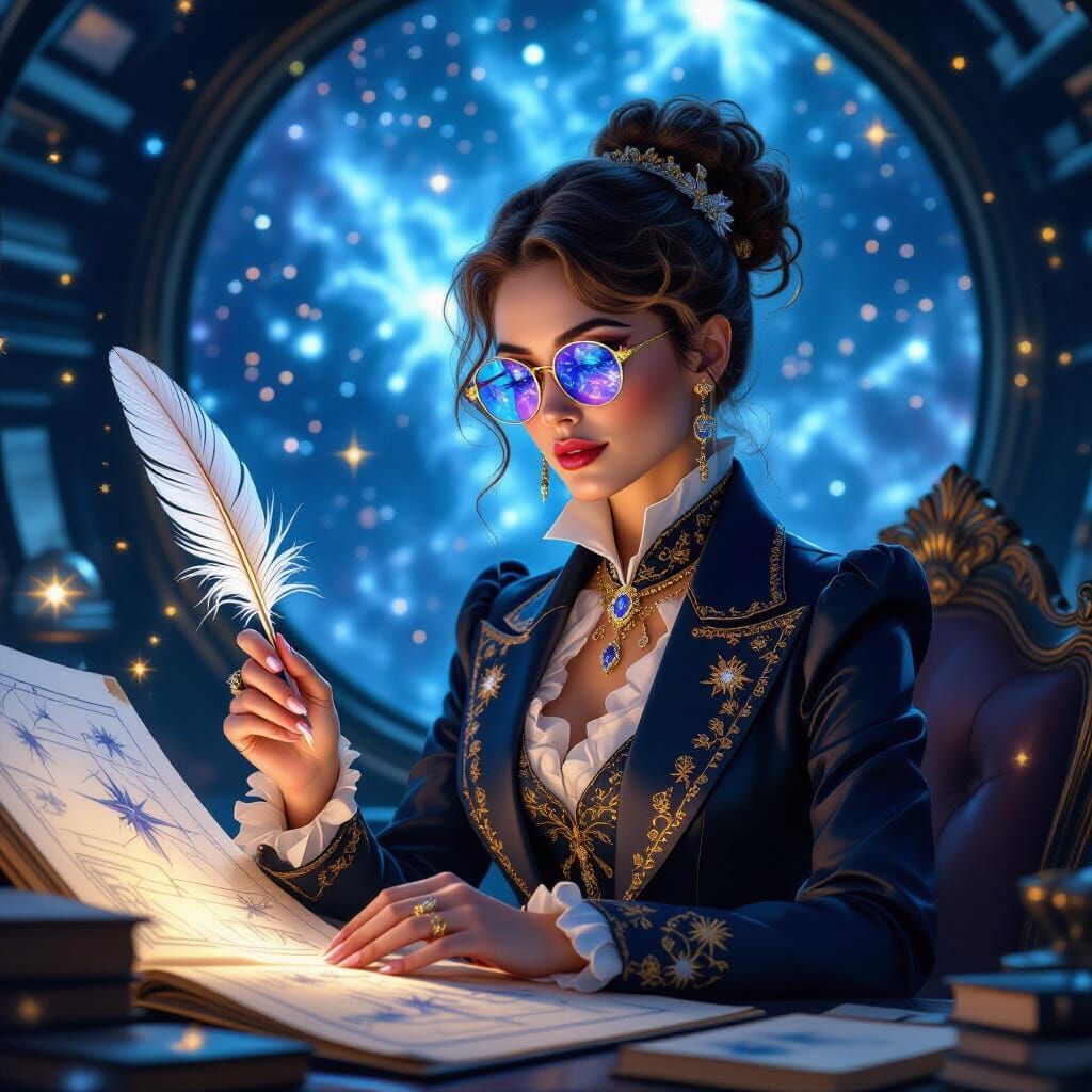 Celestial Cartographer Charts Constellations in Cosmic Style