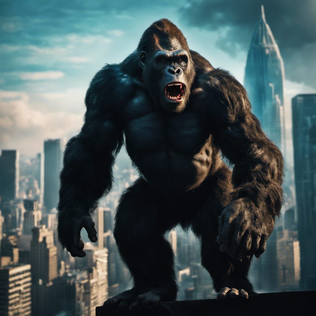 King Kong Ravages City: Professional Photography