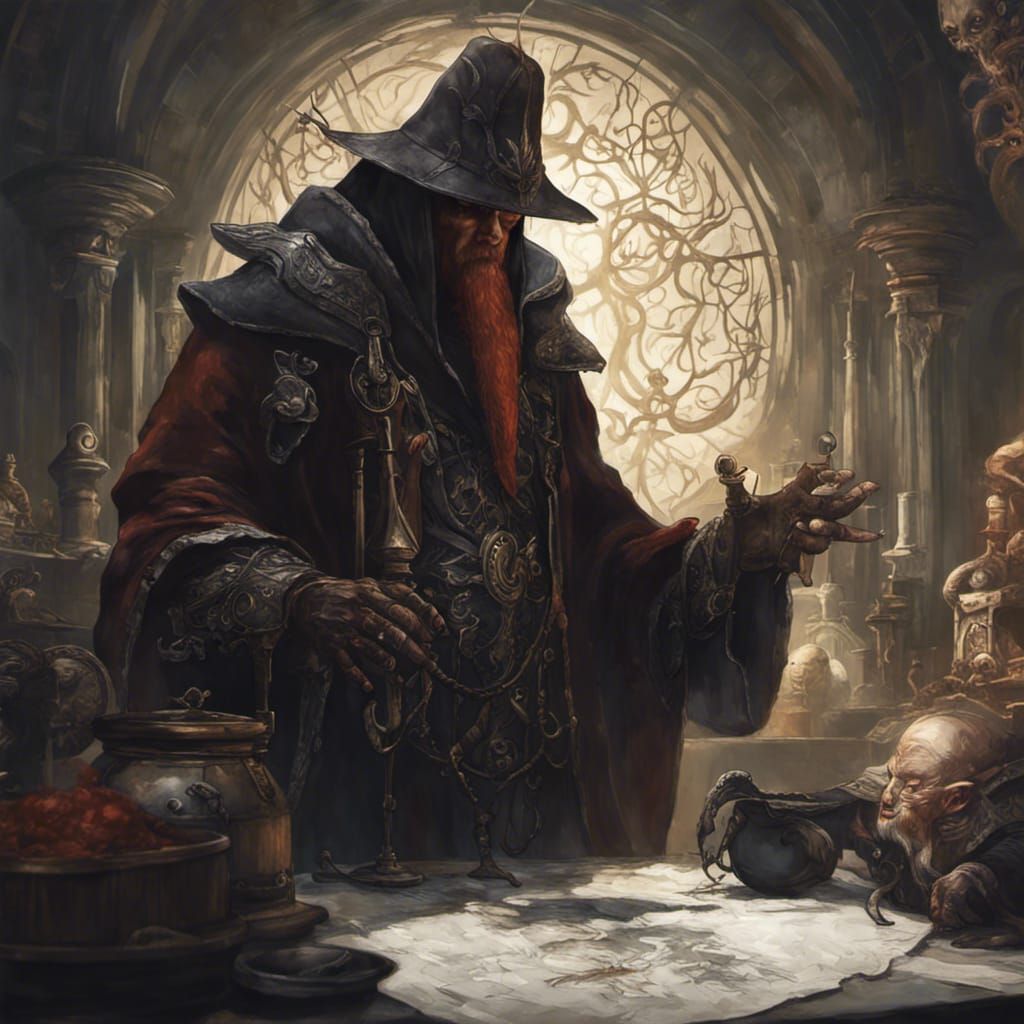 Cthulhu Warlock Concept Art in Unreal Engine