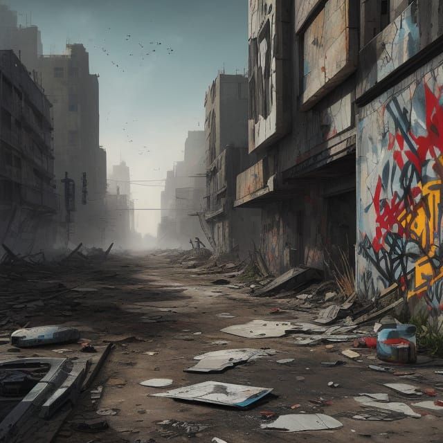 Cyberpunk Wasteland Uprising